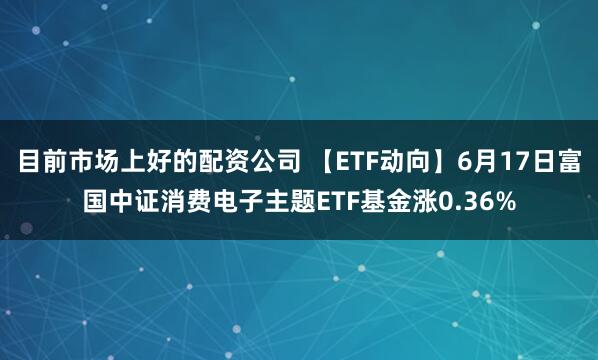 目前市场上好的配资公司 【ETF动向】6月17日富国中证消费电子主题ETF基金涨0.36%